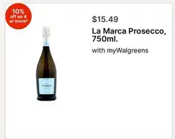 Walgreens La Marca Prosecco, 750ml offer