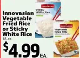 Superior Grocers Innovasian Vegetable Fried Rice or Sticky White Rice 18 oz offer