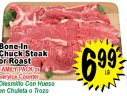 Superior Grocers Bone-In Chuck Steak offer