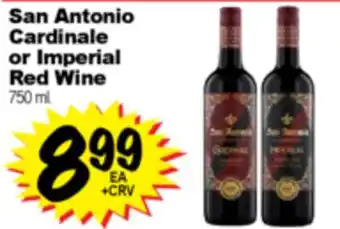 Superior Grocers San Antonio Cardinale or Imperial Red Wine offer