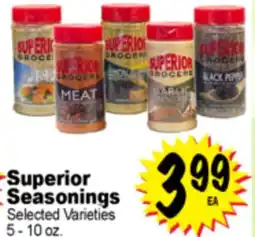 Superior Grocers Superior Seasonings offer