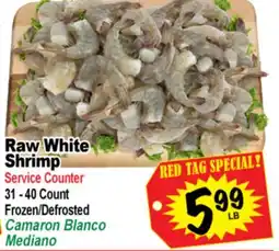 Superior Grocers Raw White Shrimp offer