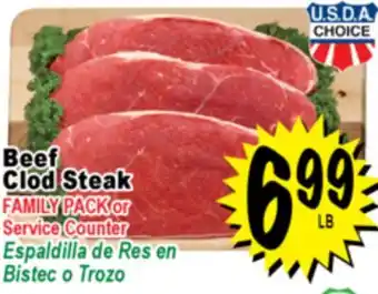 Superior Grocers Beef Clod Steak offer