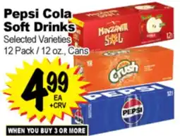 Superior Grocers Pepsi Cola Soft Drinks offer