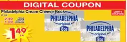 Superior Grocers Philadelphia Cream Cheese Brick offer