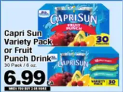 Superior Grocers Capri Sun Variety Pack or Fruit Punch Drink offer