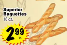 Superior Grocers Superior Baguettes offer