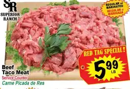 Superior Grocers Beef Taco Meat offer