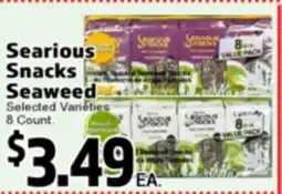 Superior Grocers Searious Snacks Seaweed offer