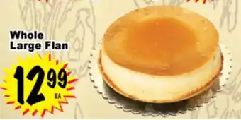 Superior Grocers Whole Large Flan offer