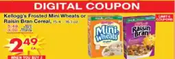 Superior Grocers Kellogg's Frosted Mini Wheats or Raisin Bran Cereal offer
