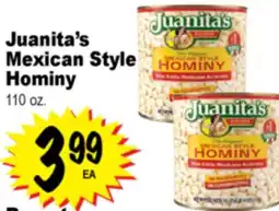 Superior Grocers Juanita's Mexican Style Hominy offer