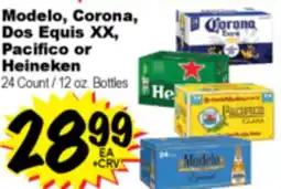 Superior Grocers Modelo, Corona, Dos Equis XX, Pacifico or Heineken offer