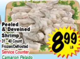Superior Grocers Peeled & Deveined Shrimp offer