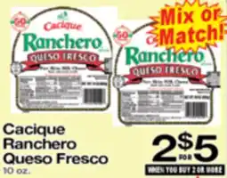 Superior Grocers Cacique Ranchero Queso Fresco offer