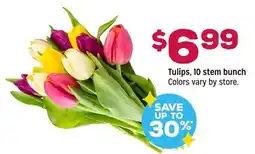 Grocery Outlet Tulips, 10 stem bunch offer