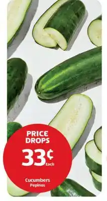 Aldi Cucumbers offer