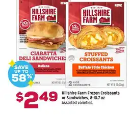Grocery Outlet Hillshire Farm Frozen Croissants or Sandwiches offer