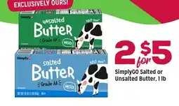 Grocery Outlet SimplyGO Salted or Unsalted Butter offer