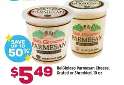 Grocery Outlet BelGioioso Parmesan Cheese Grated or Shredded offer