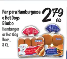 El Super Hamburger or Hot Dog Buns offer