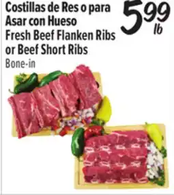 El Super Fresh Beef Flanken Ribs or Beef Short Ribs offer