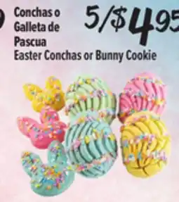 El Super Easter Conchas or Bunny Cookie offer
