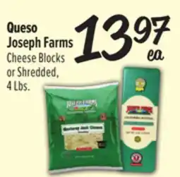 El Super Joseph Farms Cheese or Shredded offer