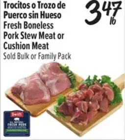El Super Fresh Boneless Pork Stew Meat or Cushion Meat offer