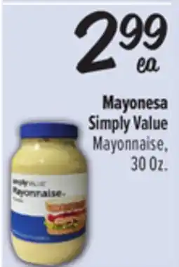 El Super Simply Value Mayonnaise offer