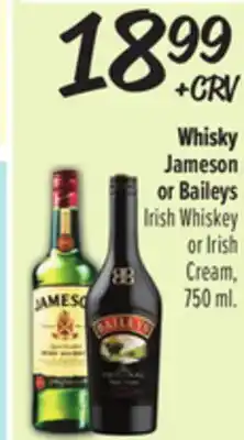 El Super Jameson or Baileys Irish Whiskey or Irish Cream offer