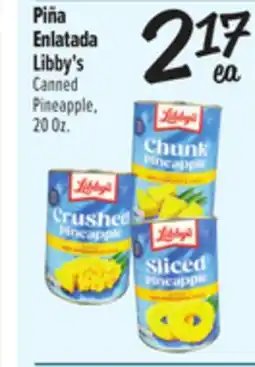 El Super Libby's Canned Pineapple offer