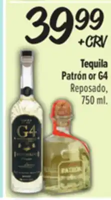 El Super Tequila Patrón or G4 offer