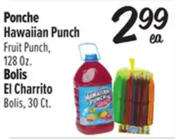 El Super Hawaiian Punch Fruit Punch, 128 Oz., El Charrito Bolis, 30 Ct offer