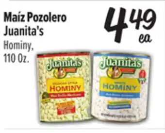El Super Juanita's Hominy offer