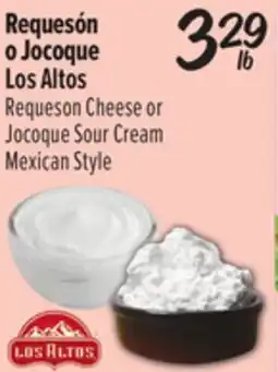 El Super Requeson Cheese or Jocoque Sour Cream Mexican Style offer