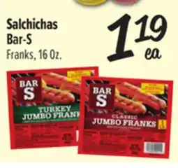 El Super Bar-S Franks offer