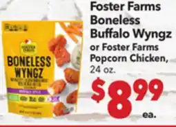 Vallarta Supermarkets Foster Farms Boneless Buffalo Wyngz offer