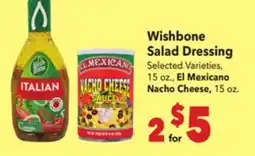 Vallarta Supermarkets Wishbone Salad Dressing offer