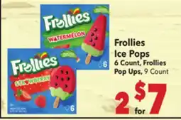 Vallarta Supermarkets Frollies Ice Pops offer