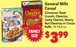 Vallarta Supermarkets General Mills Cereal offer
