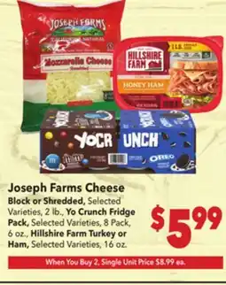 Vallarta Supermarkets Joseph Farms Cheese offer