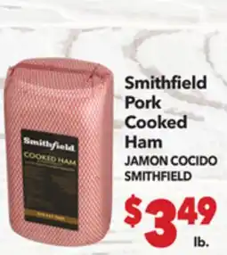 Vallarta Supermarkets Smithfield Pork Cooked Ham | JAMON COCIDO SMITHFIELD offer