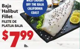Vallarta Supermarkets Baja Halibut Fillet/FILETE PLATIJA BAJA offer