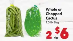 Vallarta Supermarkets Whole or Chopped Cactus offer