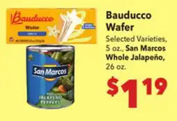 Vallarta Supermarkets Bauducco Wafer offer