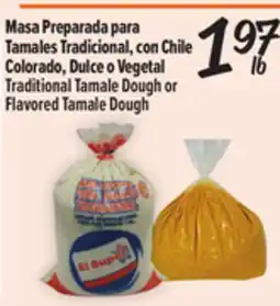 El Super Fresh Traditional Tamale Dough or Flavored Tamale Dough offer