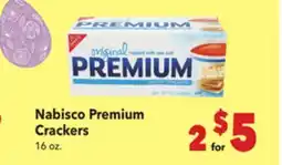 Vallarta Supermarkets Nabisco Premium Crackers offer