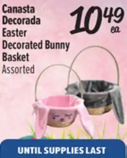 El Super Fresh Easter Decorated Bunny Basket offer