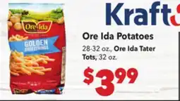 Vallarta Supermarkets Ore Ida Potatoes offer